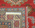 3x5 Red Kuba Afghan Hand Knotted Wool Area Rug